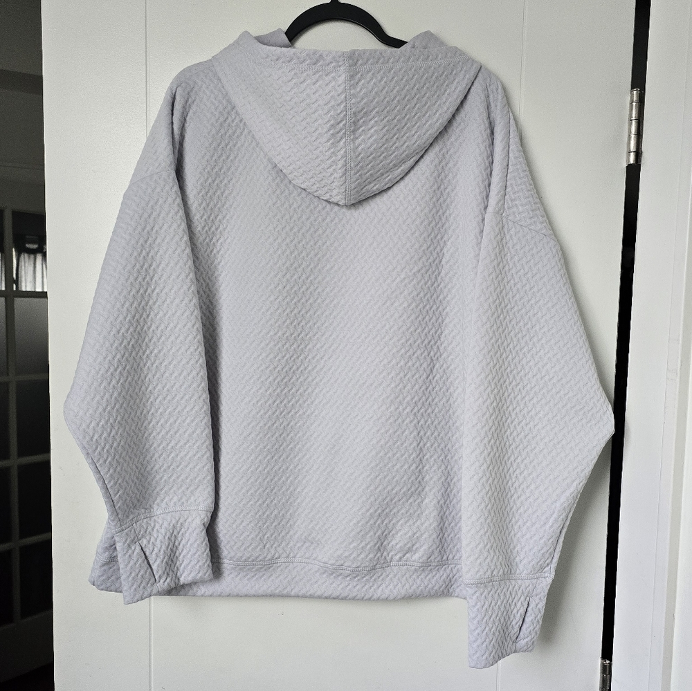 Nine west active gray hoodie size 2X - Picture 3 of 5